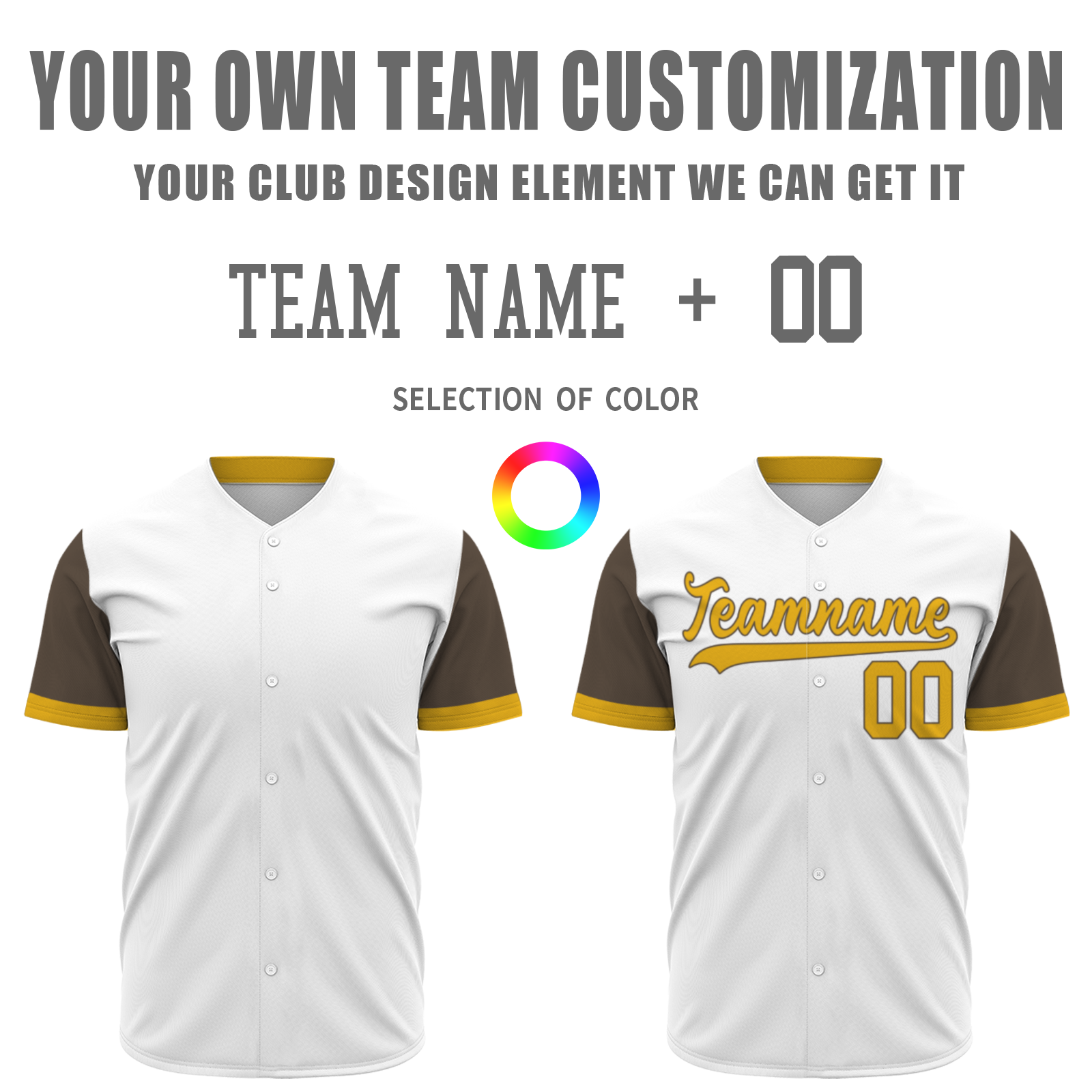 Custom White Yellow-Black Authentic Baseball Jersey