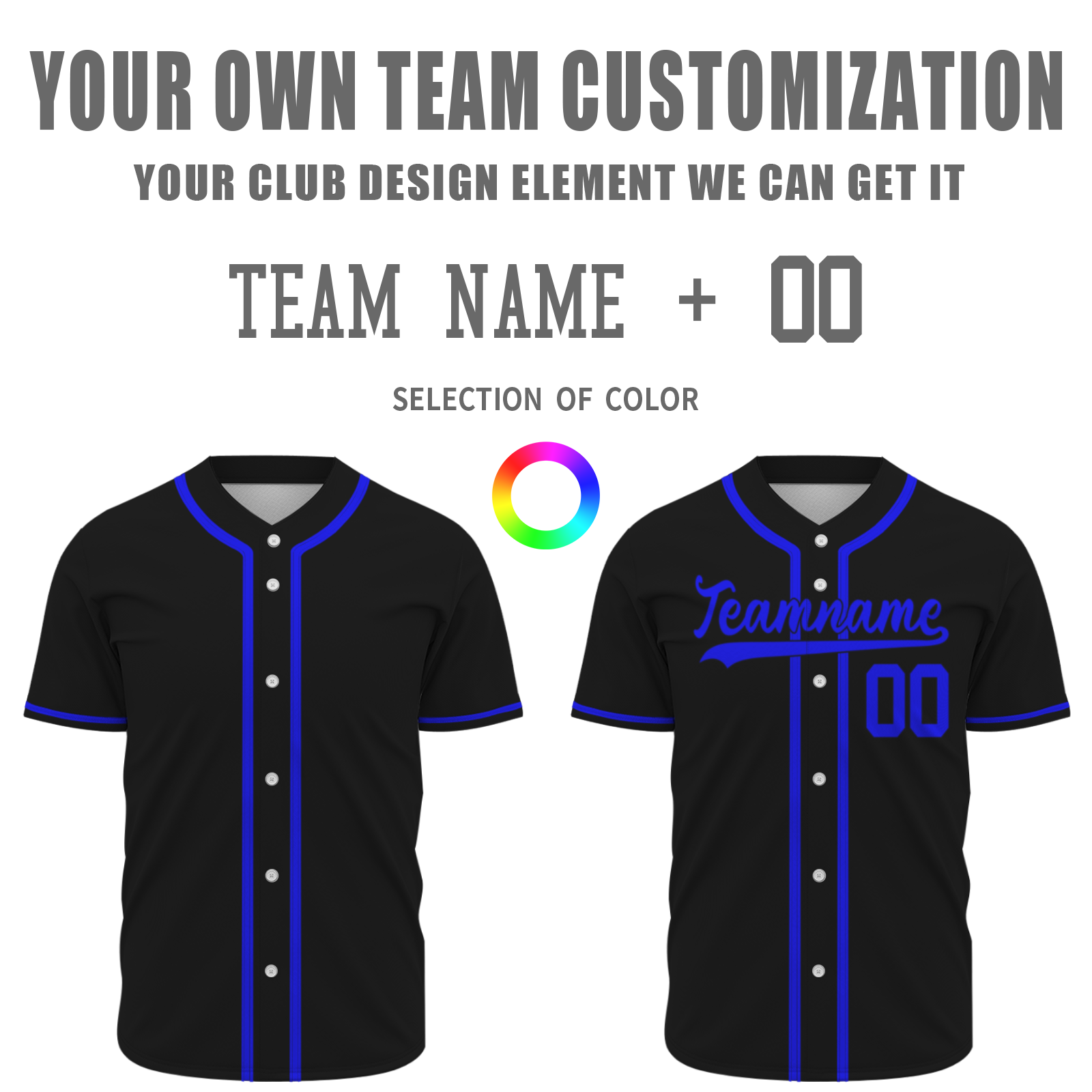 Custom Black Navy Blue-Black Authentic Baseball Jersey