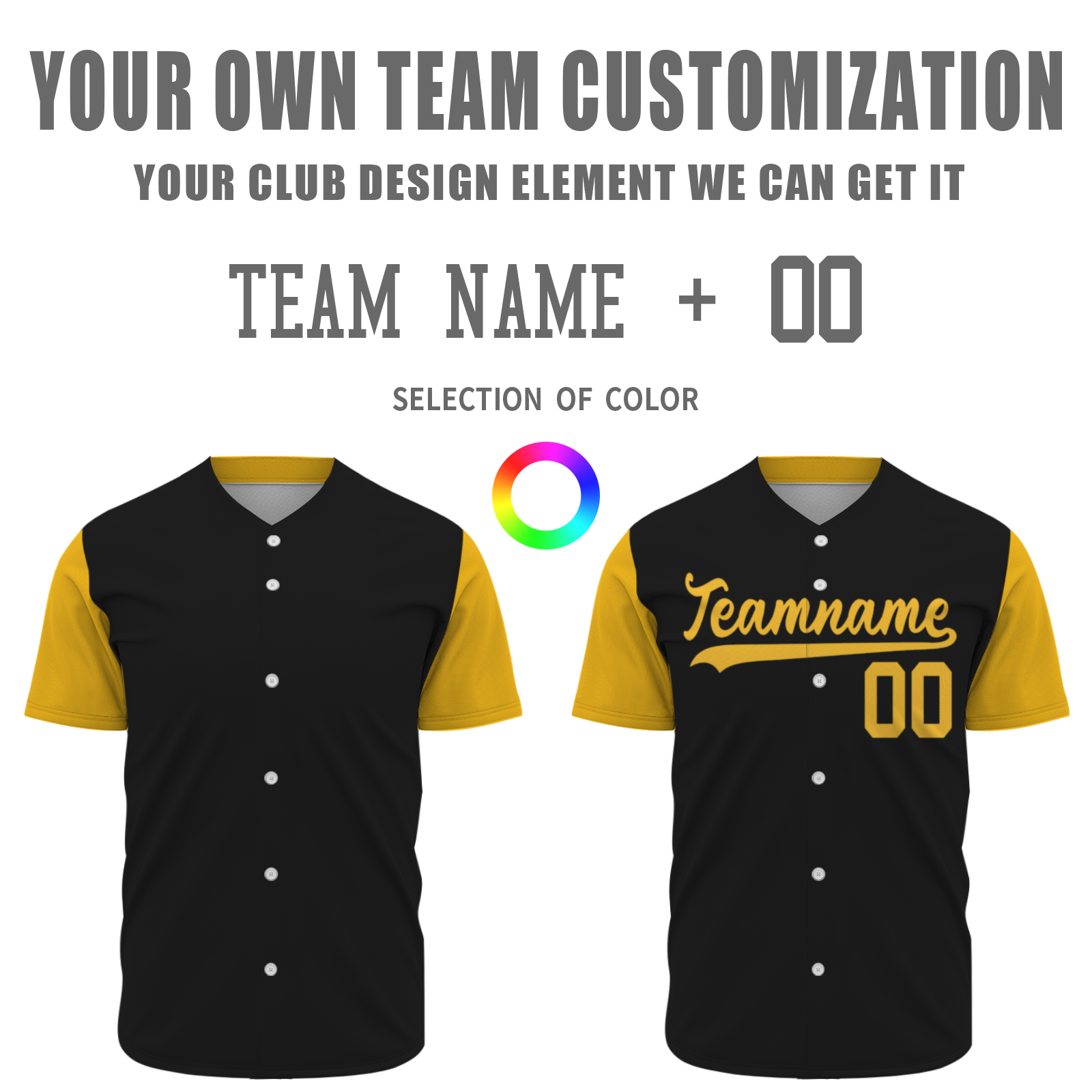 Custom Black Green Two Tone Authentic Baseball Jersey