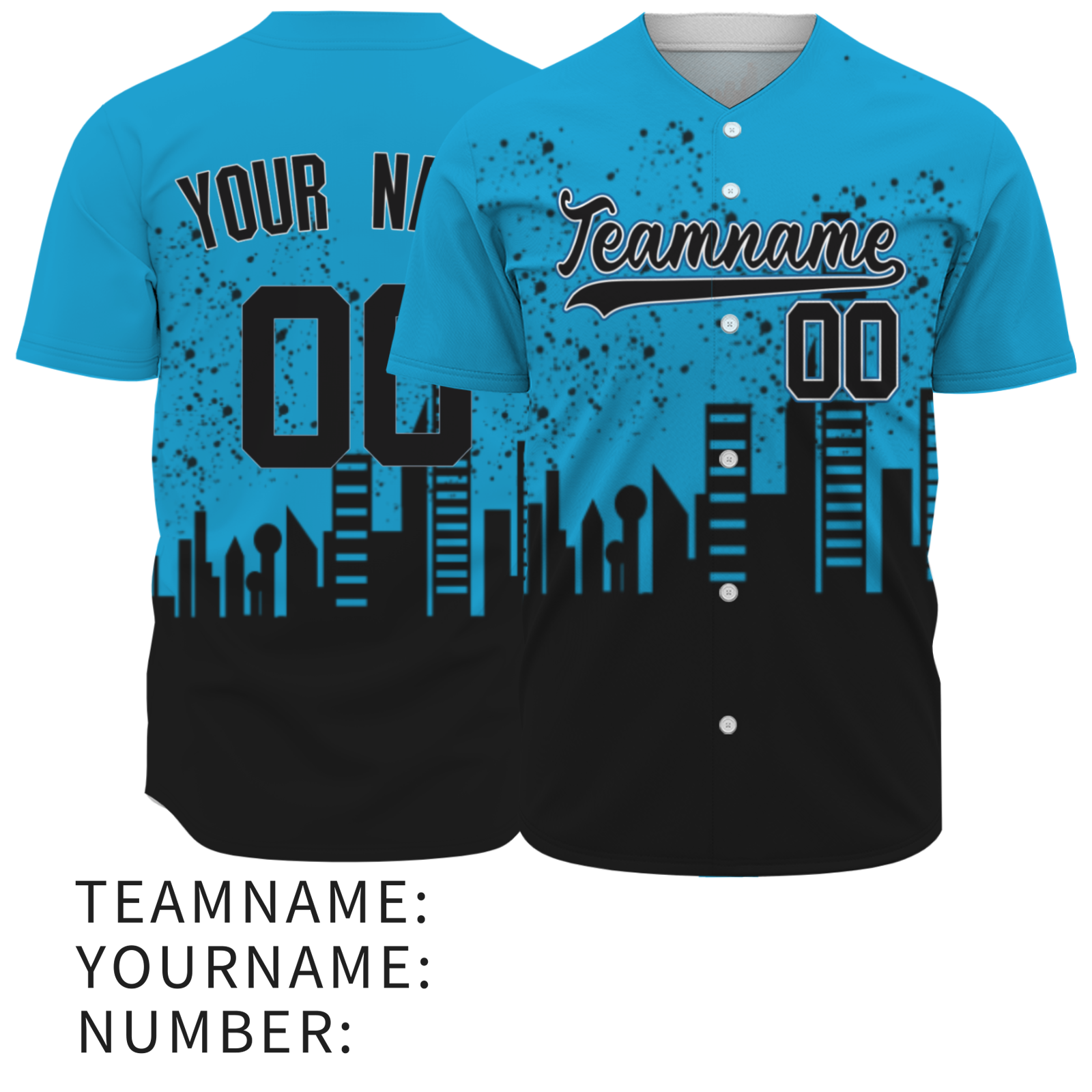 Custom Dark Blue Black-White Authentic City's Reflection Baseball Jersey