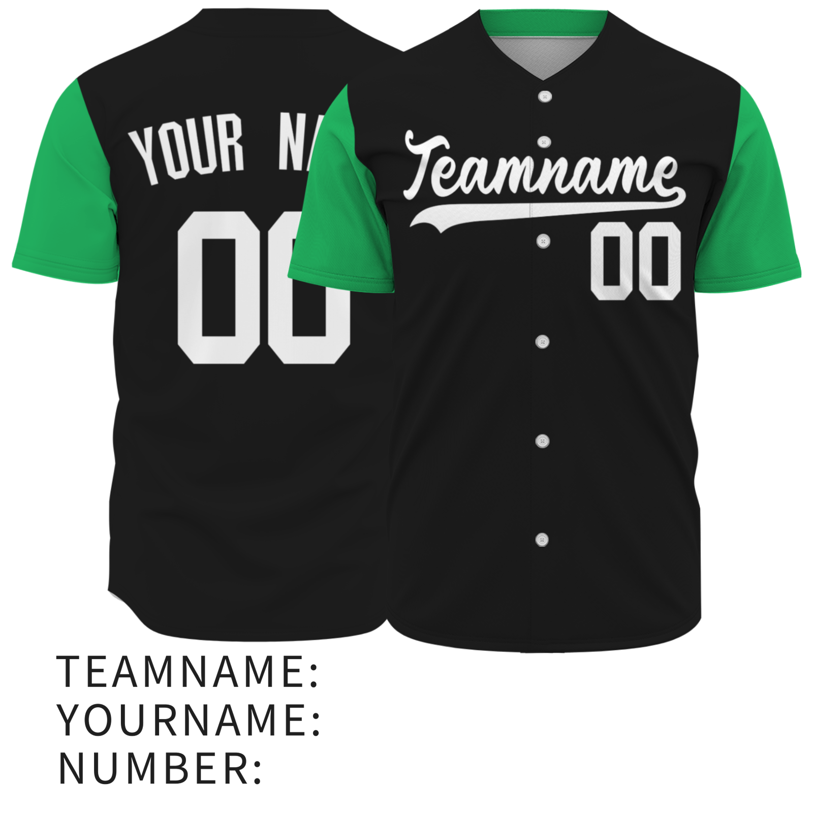 Custom Black White-Black Authentic Two Tone Baseball Jersey