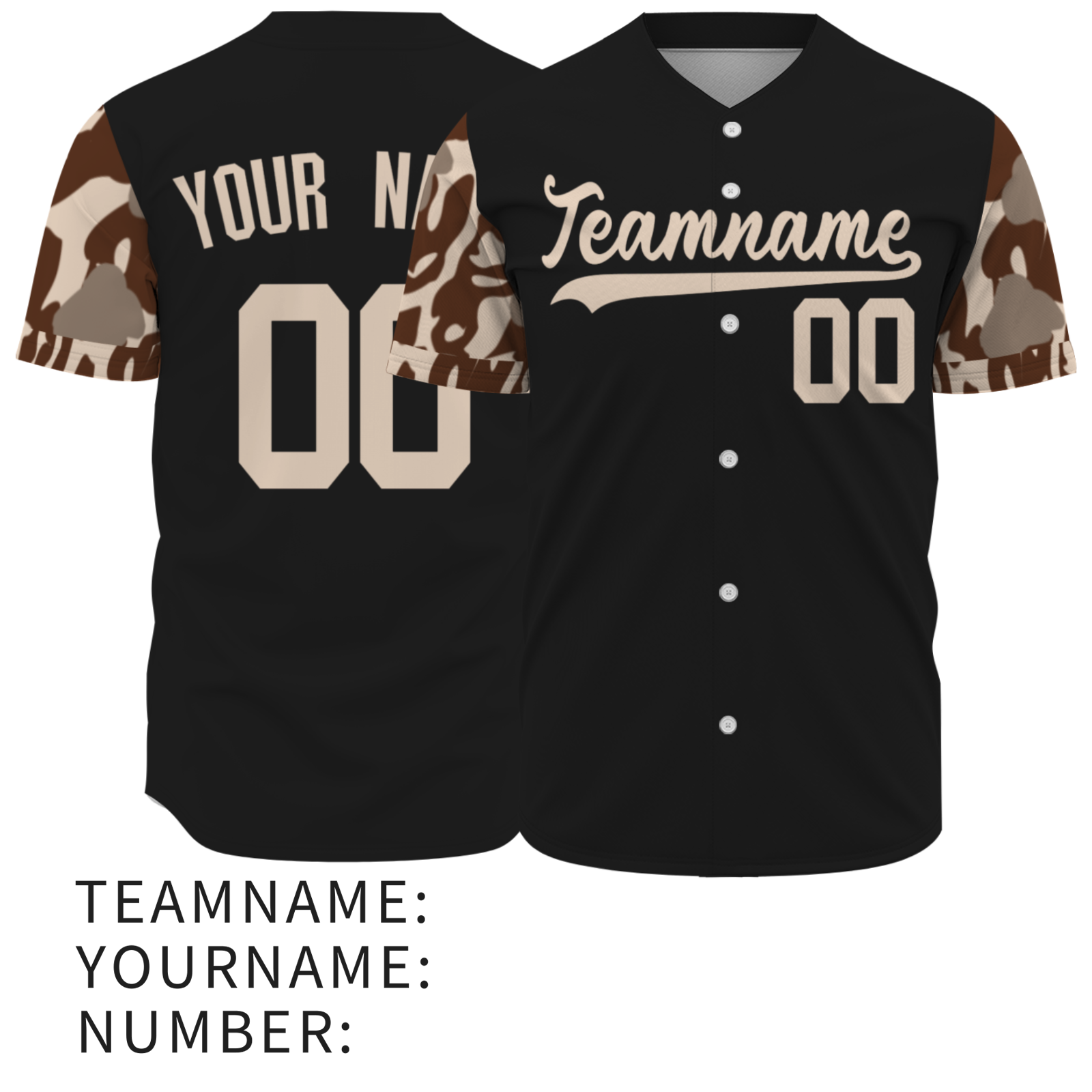 Custom Black Green Two Tone Authentic Baseball Jersey