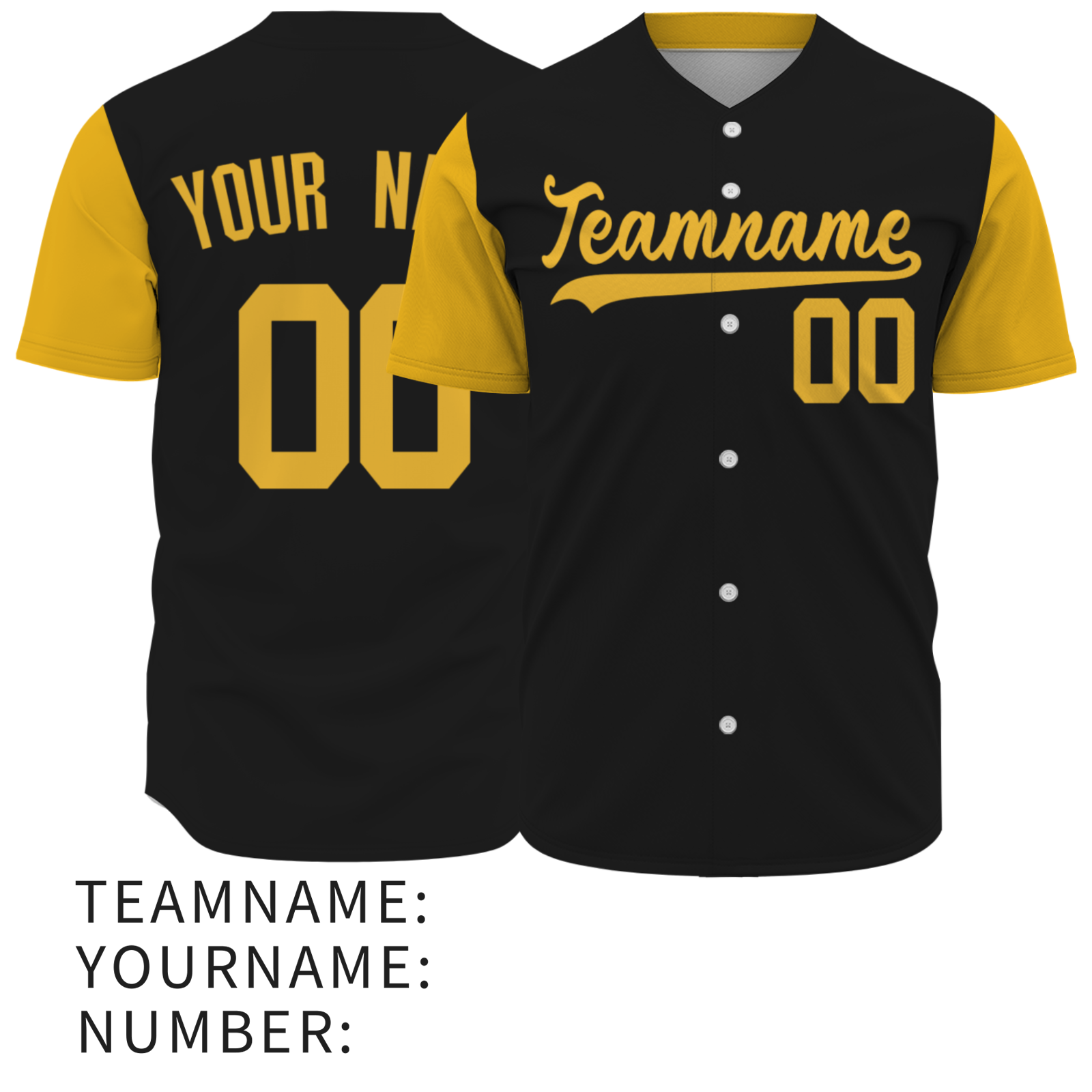 Custom Black Green Two Tone Authentic Baseball Jersey