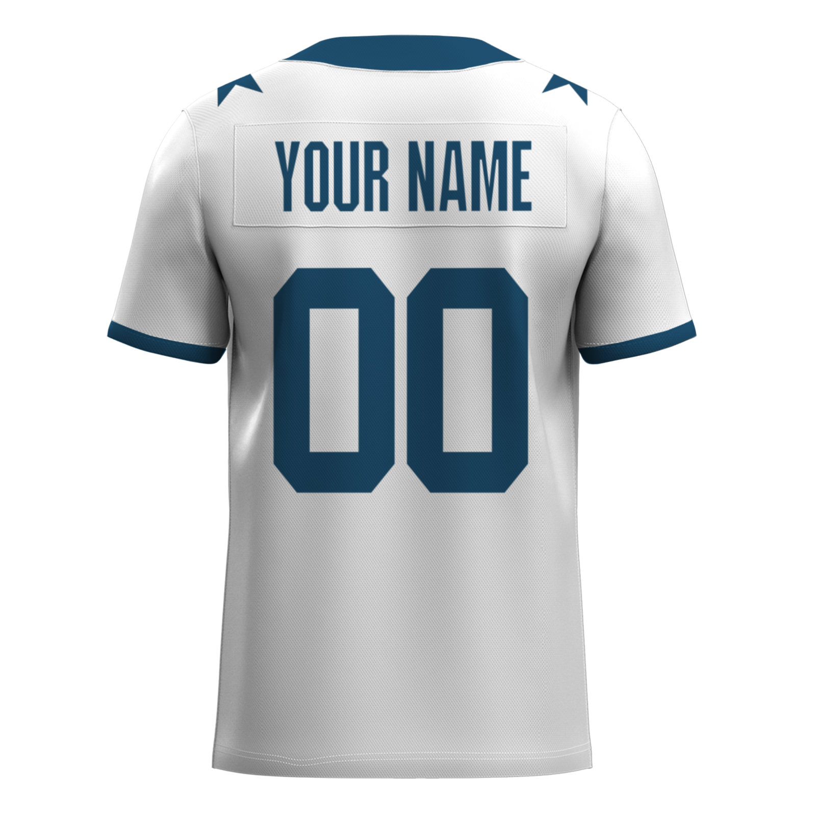 Custom Red White-Orange Authentic Football Jersey