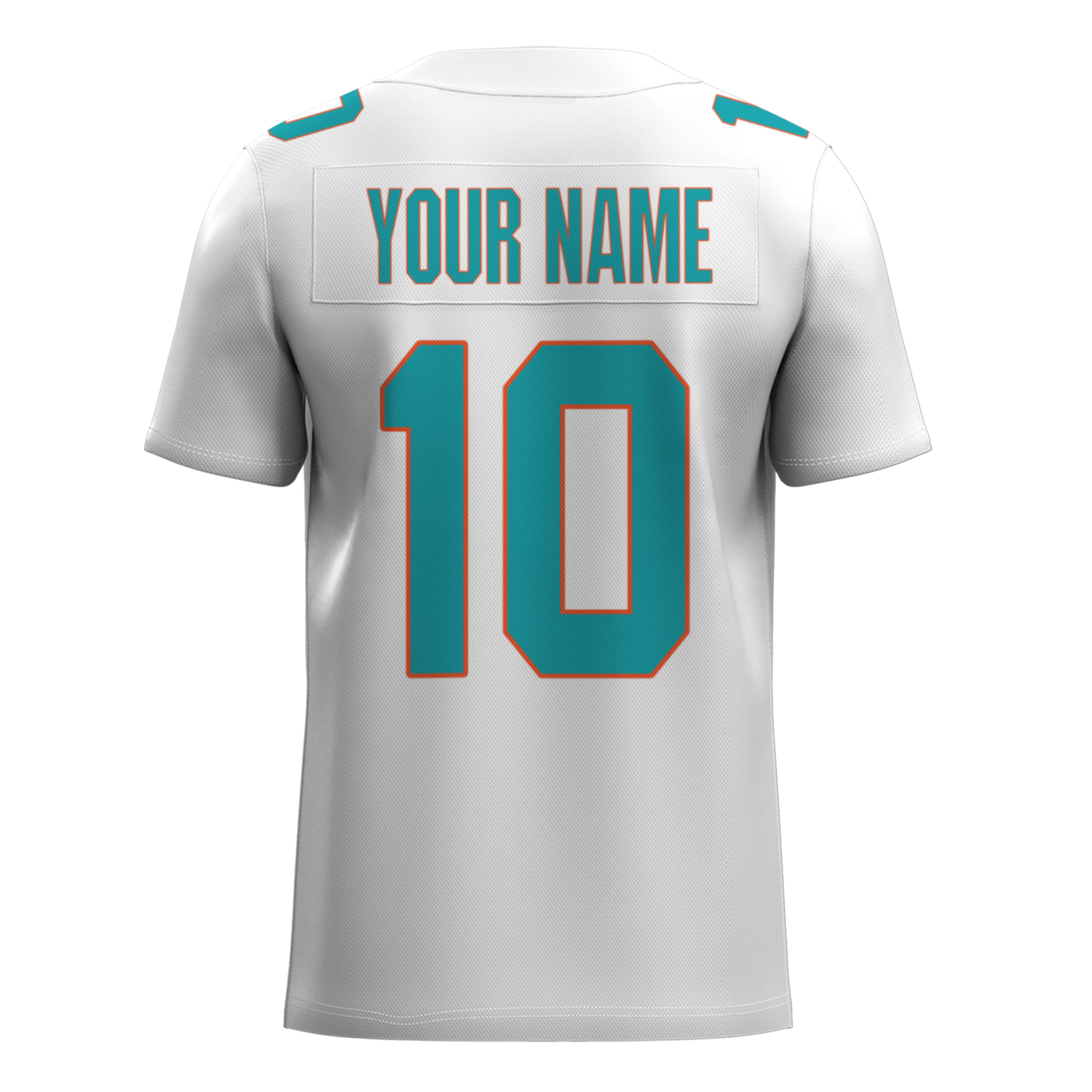 Custom Red White-Orange Authentic Football Jersey