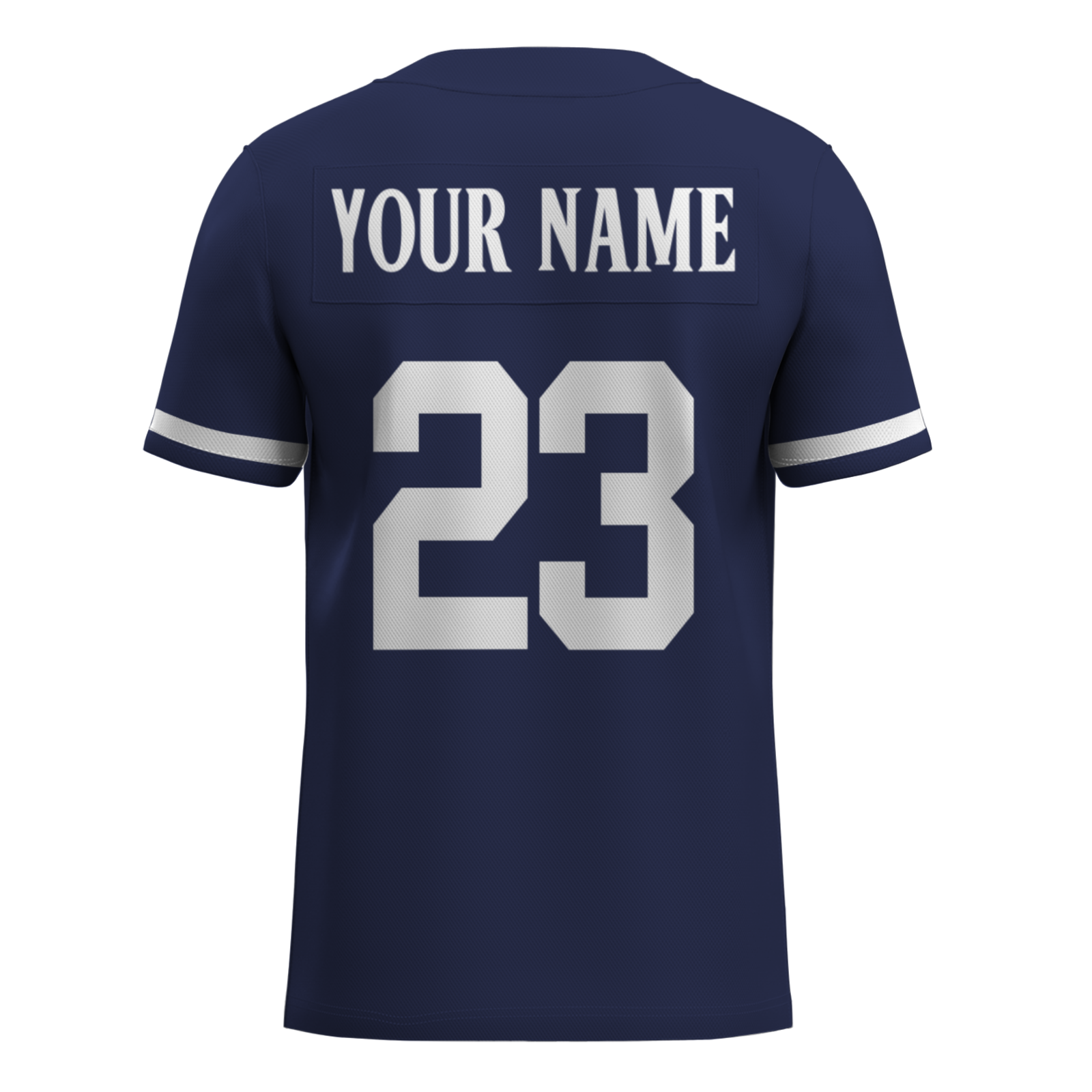 Custom  Dark Gray Blue-White Mesh Authentic Football Jersey