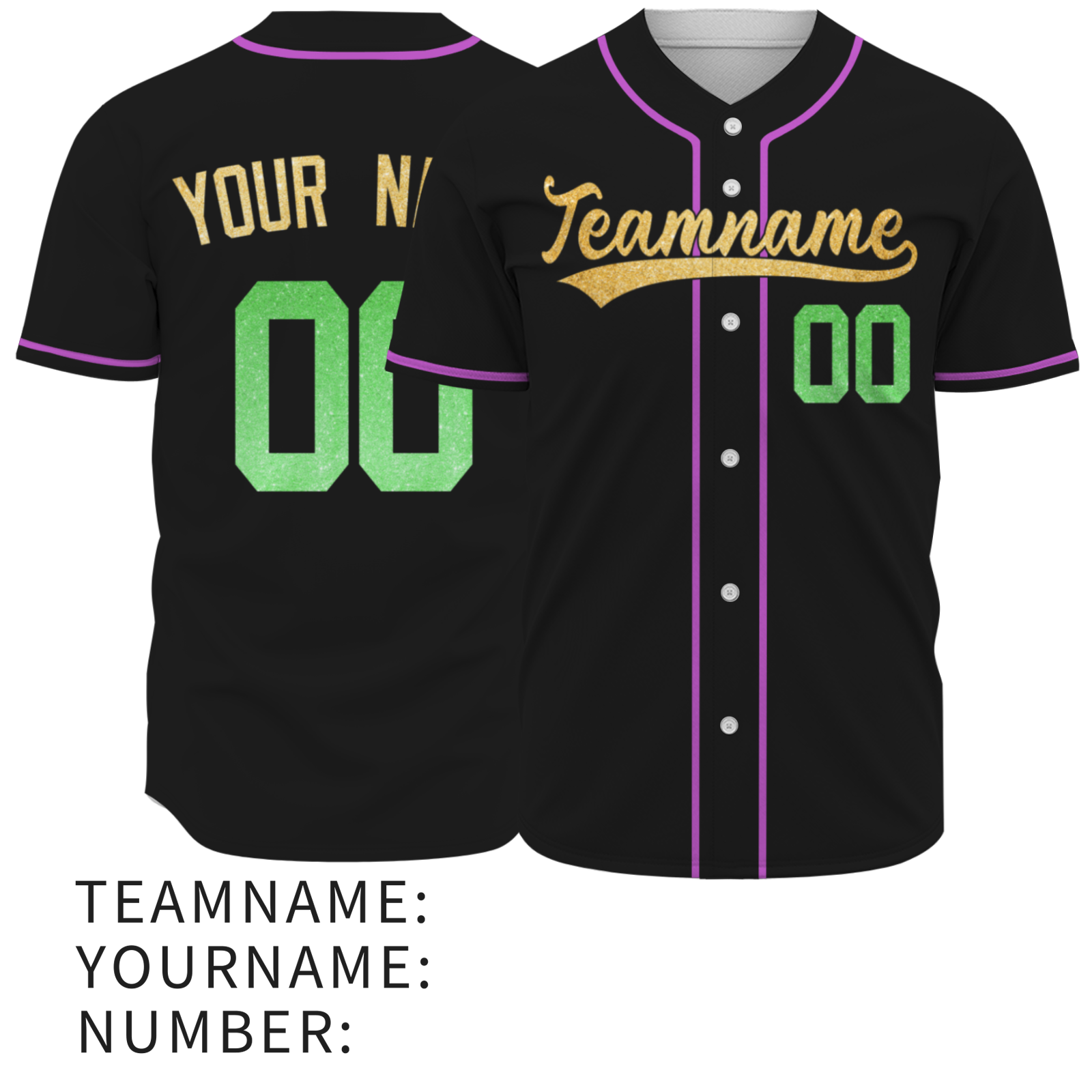 Custom Black Pink-White  Authentic Tow Tone Baseball Jersey