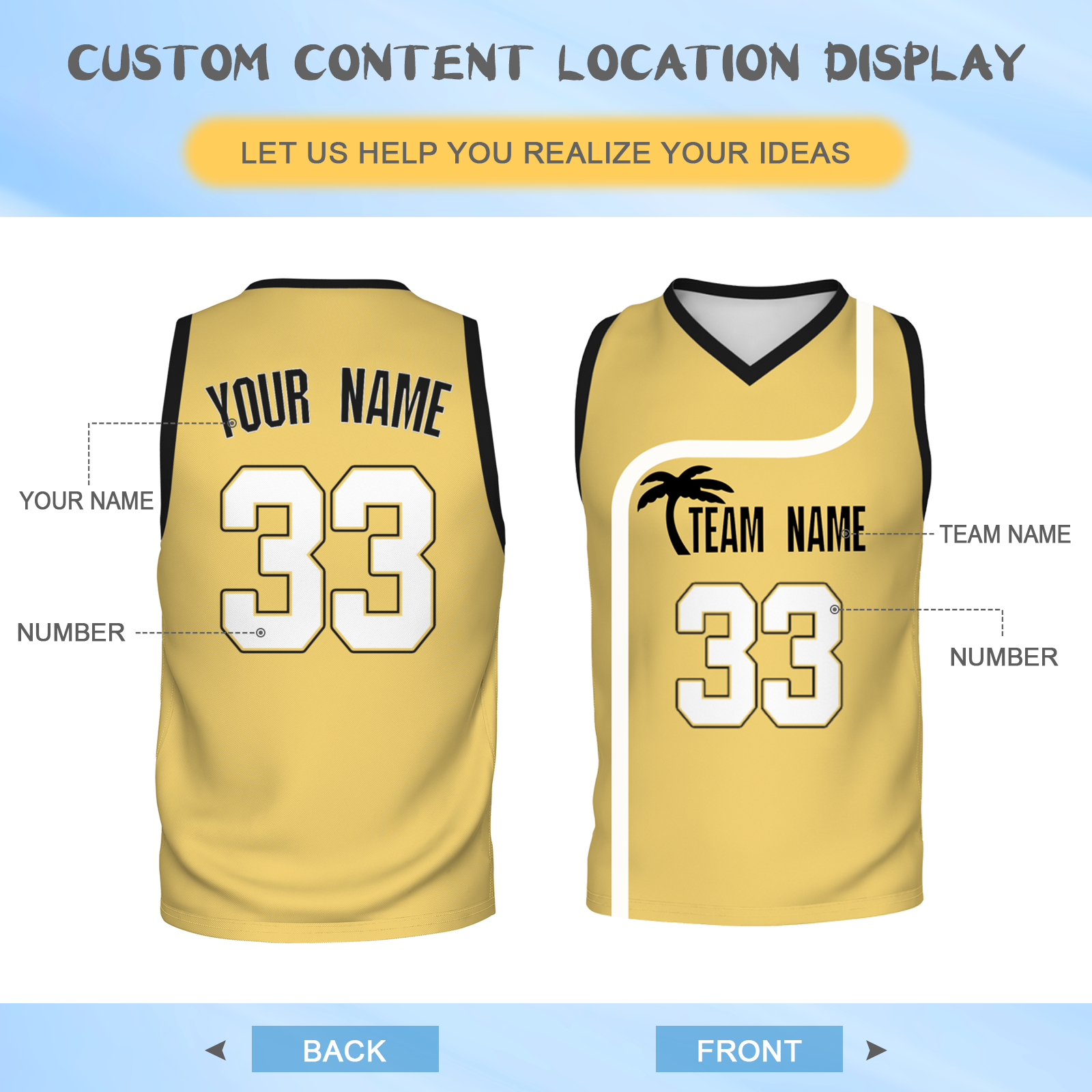 Custom Turquoise White Orange Authentic Coconut Tree Basketball Jersey