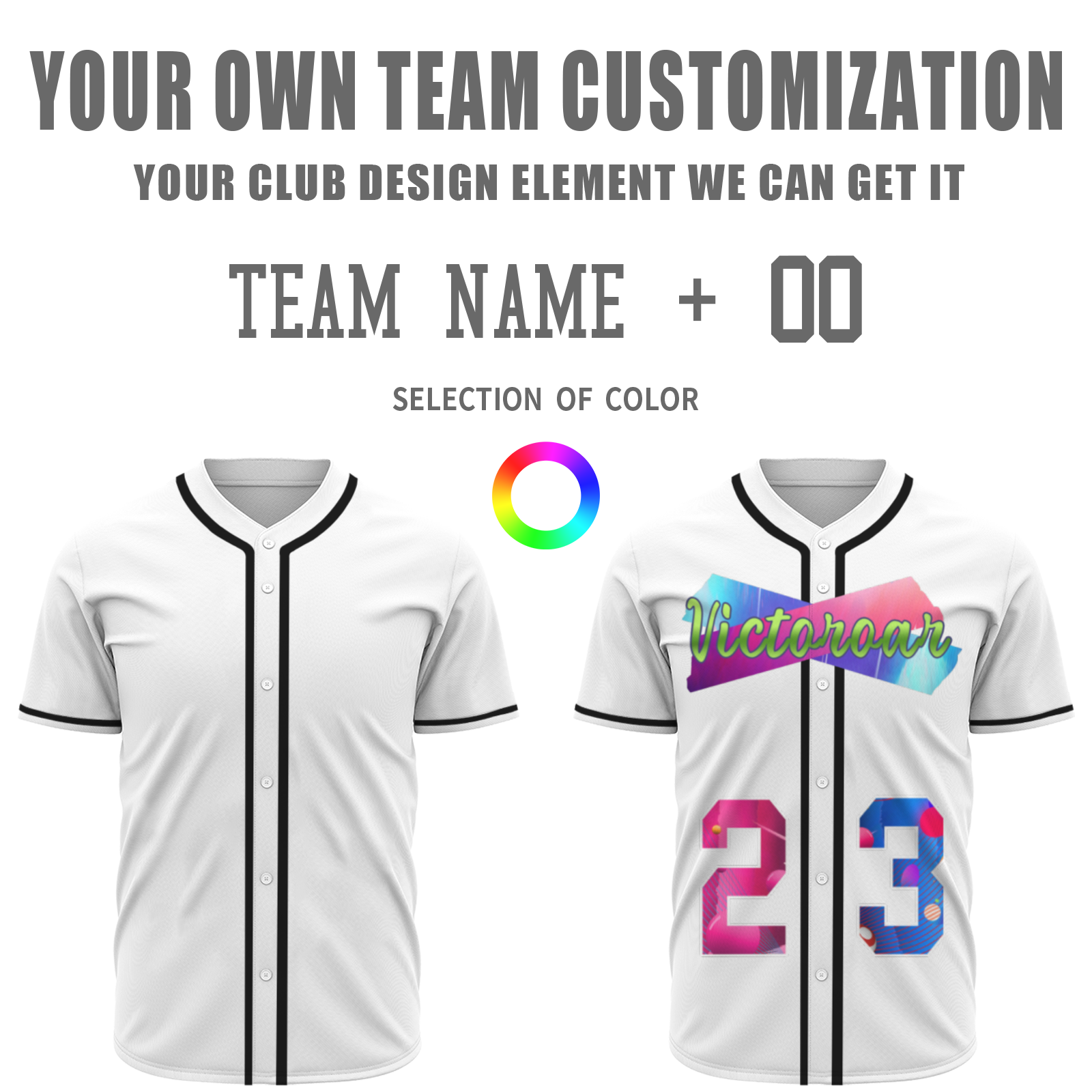 Custom Black Pink-Indigo Authentic Victoroar Baseball Jersey